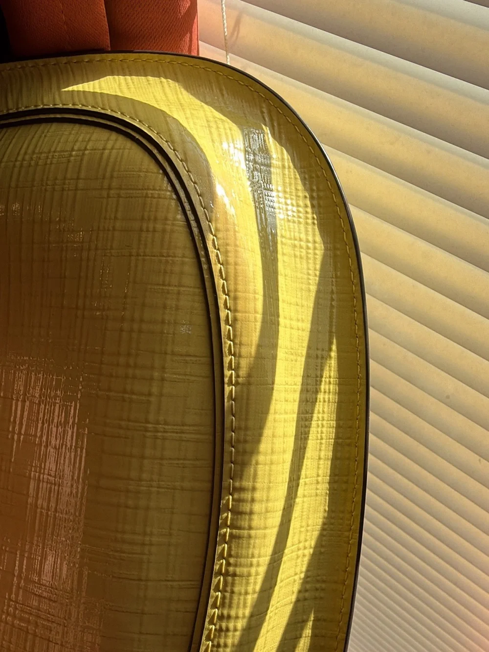 Tory Burch Lemon Yellow Leather Shoulder Hobo